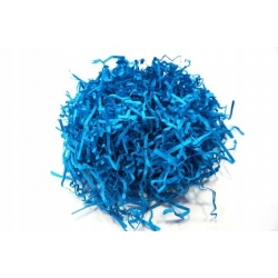 Wiórki papierowe niebieskie 4 mm